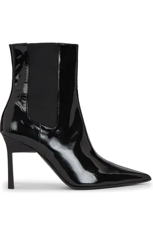 Calvin Klein Stiefeletten Geo Stiletto Chelsea Boot 90-Pat HW0HW01809