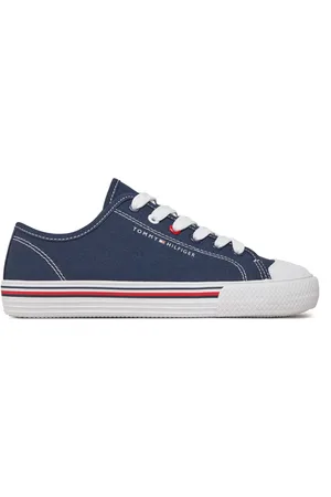 Tommy Hilfiger Sneakers aus Stoff Low Cut Lace Up Sneaker T3X9-33324-0890 S