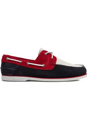 Tommy Hilfiger Mokassins Th Boat Shoe Core Rwb Suede FM0FM04630