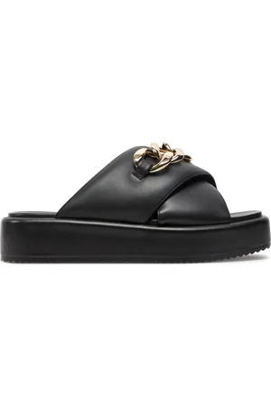 Buffalo Pantoletten Mia Cross Chain 1602227