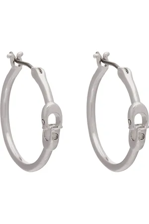 Coach Ohrringe Signature Hoop Earrings 37408160RHO030