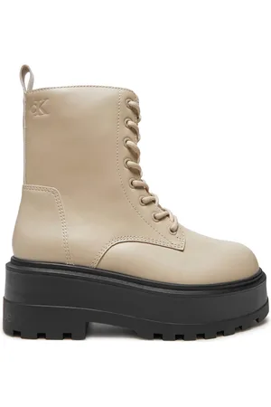 Calvin Klein Schnürstiefeletten Flatform YW0YW01535