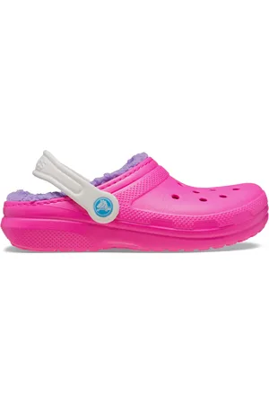 Crocs Pantoletten Classic Lined Clog Kids 207010
