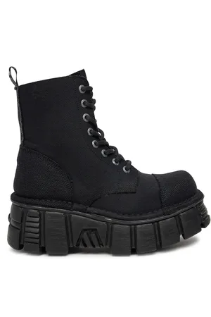 New Rock Schnürstiefel M-MILI083C-RC7