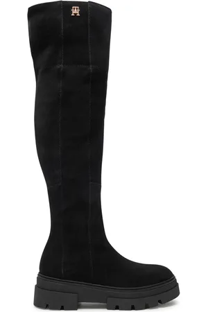 Tommy Hilfiger Overknees Suede Over-The-Knee Boot FW0FW08159