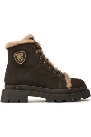 Blauer Schnürstiefeletten F4KIMMEL06