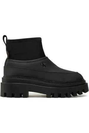 Calvin Klein Gummistiefel Flatform Rainboot Low Mg R YW0YW01560
