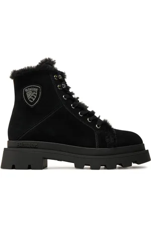 Blauer Schnürstiefeletten F4KIMMEL06