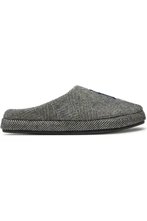Tommy Hilfiger Hausschuhe Embroi Herringbone House Shoe FM0FM05539