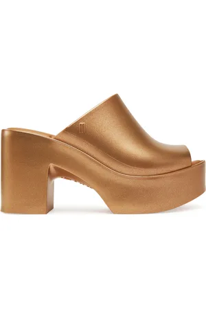 Melissa Pantoletten Mule Hype Metallic Ad 36497