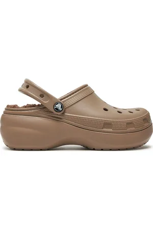 Crocs Pantoletten Classic Platform Lined Clog W 207938