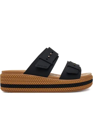 Crocs Pantoletten Brooklyn Woven Buckle 209978