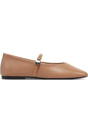Calvin Klein Ballerinas Ballerina New Buckle - Lth HW0HW02483
