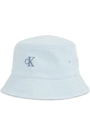 Calvin Klein Hut Embro Monogram Denim Bucket Hat LV04K5021G