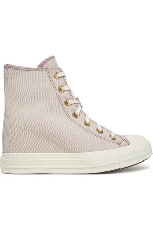 Converse Sneakers aus Stoff Chuck Taylor All Star Wedge Platform Gold A12763C