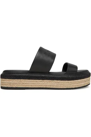 Calvin Klein Espadrilles Flatform Wedge Slide - He HW0HW02374