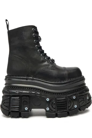 New Rock Schnürstiefel M-MILI083CCT-C4
