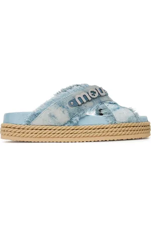 Mou Pantoletten Criss-cross MU.SW451010K