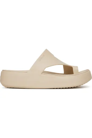 Crocs Zehentrenner Getaway Platform Toe Loop 210834
