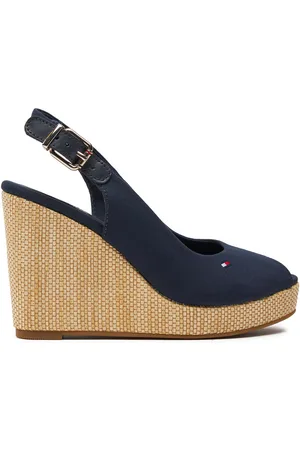 Tommy Hilfiger Sandalen Iconic Elena Sling Back Wedge FW0FW04789