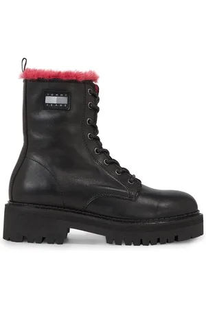 Tommy Hilfiger Stiefeletten Tjw W Urban Boot Smooth Ltr Wl EN0EN02402