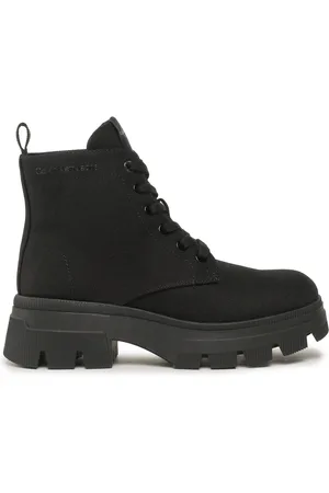 Calvin Klein Stiefeletten Chunky Combat Laceup Boot Co YW0YW01239