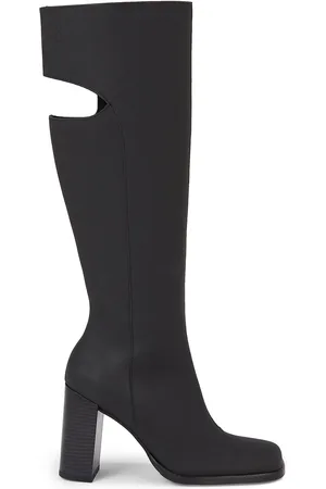 Calvin Klein Stiefel Long Heel Zip Boot Cut Out Edgy YW0YW01253