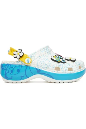 Crocs Pantoletten Smurfs Platform Clog 210822