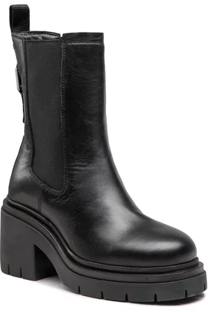 Blauer Stiefeletten F2ZENDA02/LEA