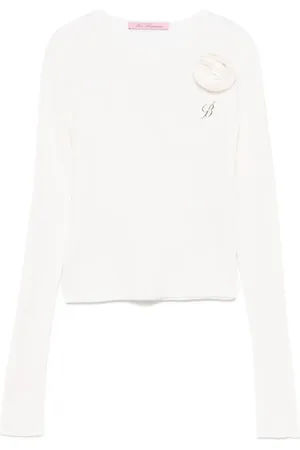 MISS BLUMARINE Pullover mit Applikationen