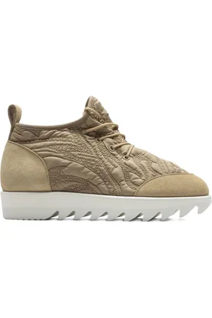 HENDER SCHEME Quilting Lace "Beige" Sneakers