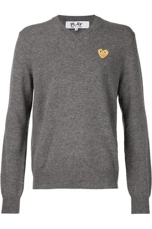 Comme des Garçons Pullover mit aufgesticktem Herz