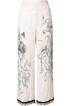 Prada Hose mit Blumenmuster