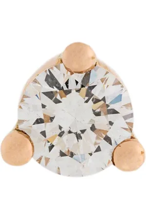 DELFINA DELETTREZ 18kt Gelbgoldohrstecker mit Diamant und Perle