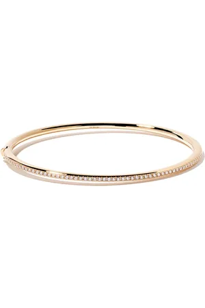 De Beers 18kt DB Classic Gelbgoldarmreif mit Diamant