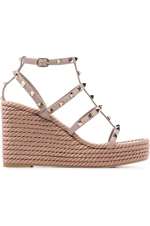 VALENTINO GARAVANI Rockstud Wedge-Espadrilles 95mm