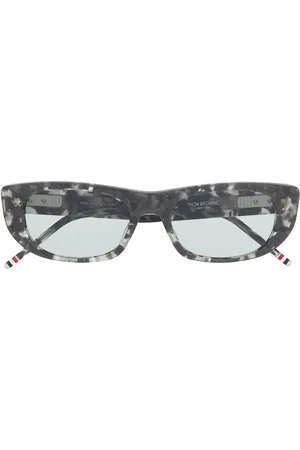 Thom Browne Eckige Sonnenbrille in Schildpattoptik