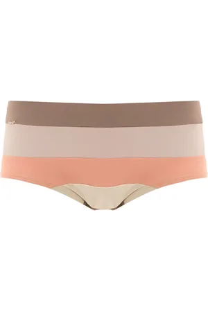 AMIR SLAMA Gestreifte Badehose
