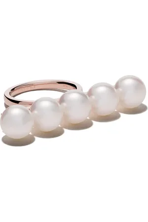 Tasaki 18kt Collection Line Balance Rotgoldring