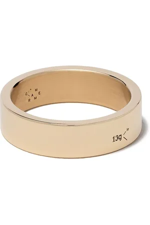 Le Gramme 18kt Gelbgoldring mit Logo-Gravur