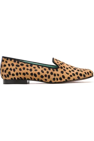 Blue Bird Loafer mit Animal-Print