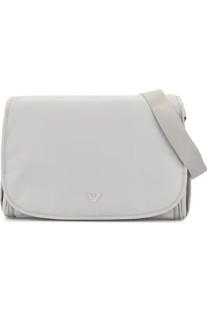 Emporio Armani Wickeltasche mit Logo-Schild