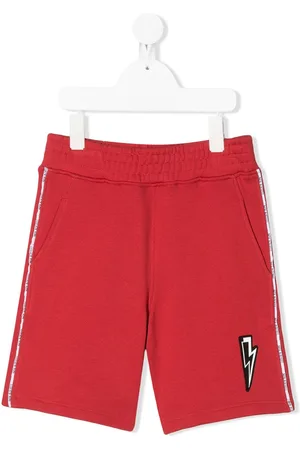 Neil Barrett Joggingshorts mit Logo-Streifen