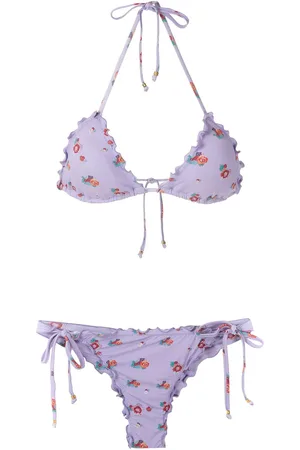 AMIR SLAMA Bikini mit Print