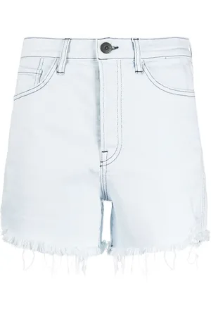 3x1 Ausgefranste Jeans-Shorts