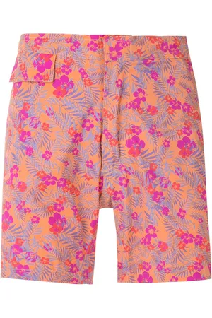 AMIR SLAMA Badeshorts mit Blumenmuster