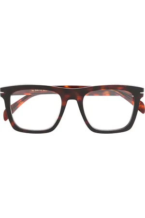 DB EYEWEAR BY DAVID BECKHAM Eckige Brille in Schildpattoptik