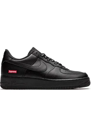 Nike X Supreme Air Force 1 Low Mini Box Logo Black Sneakers
