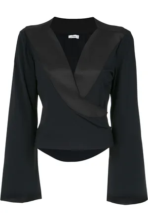 AMIR SLAMA Bluse mit Wickeloptik
