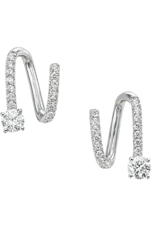 Anita 18kt Weißgoldohrringe mit Diamanten